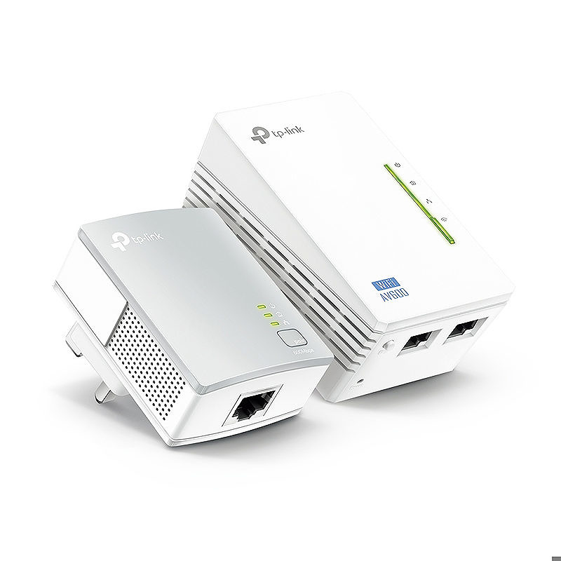 TP-Link TL-WPA4220 KIT 600 Mbit/s Ethernet LAN Wi-Fi Hvid 2 stk